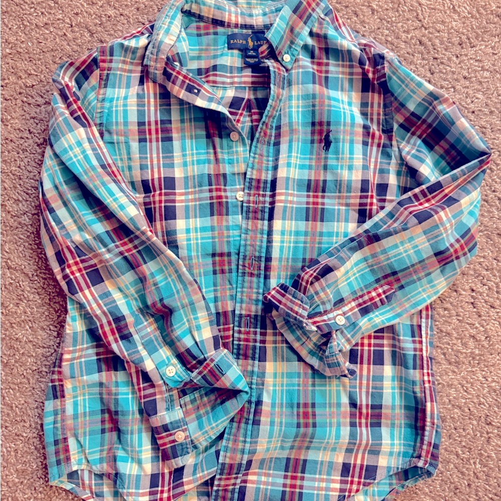 Ralph Lauren 10/12 Boys Button down shirt